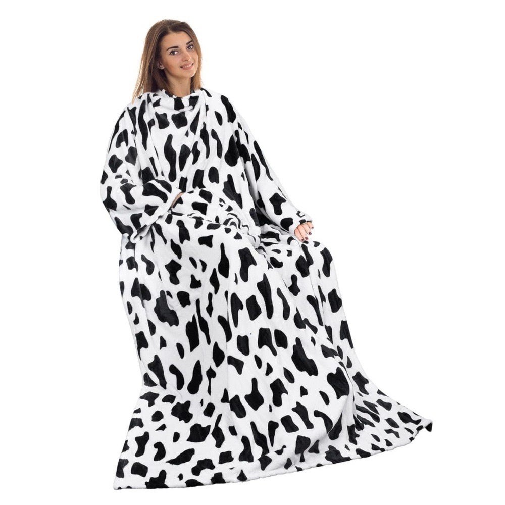 Catalina Cow wearable Blanket